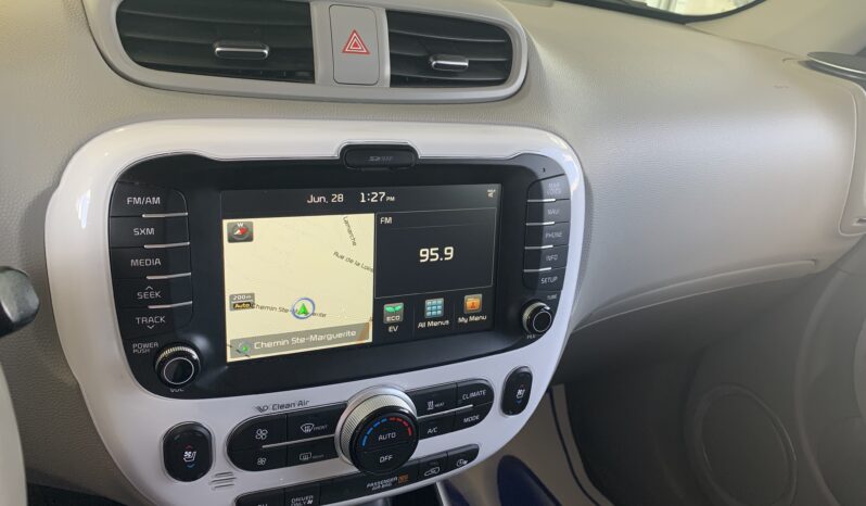 Kia Soul EV 2018 Luxury Bleu complet