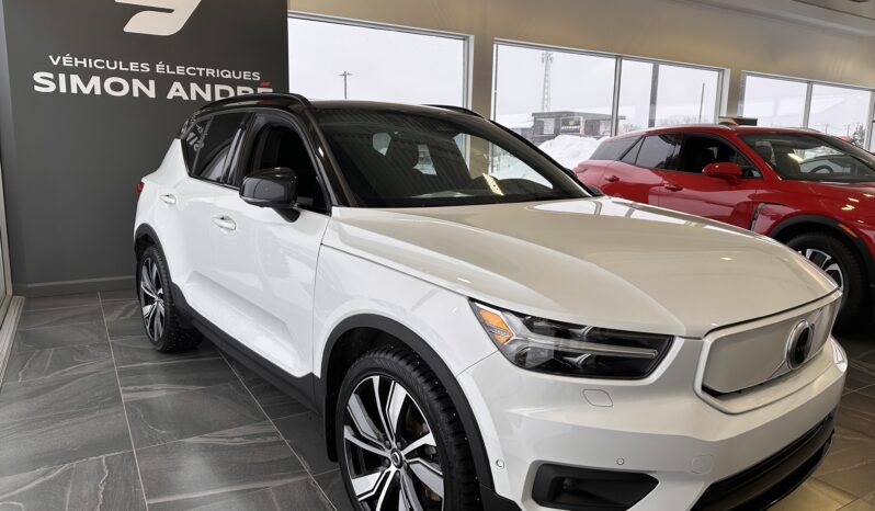 Volvo XC40 Recharge Ultimate 2022 Blanc complet