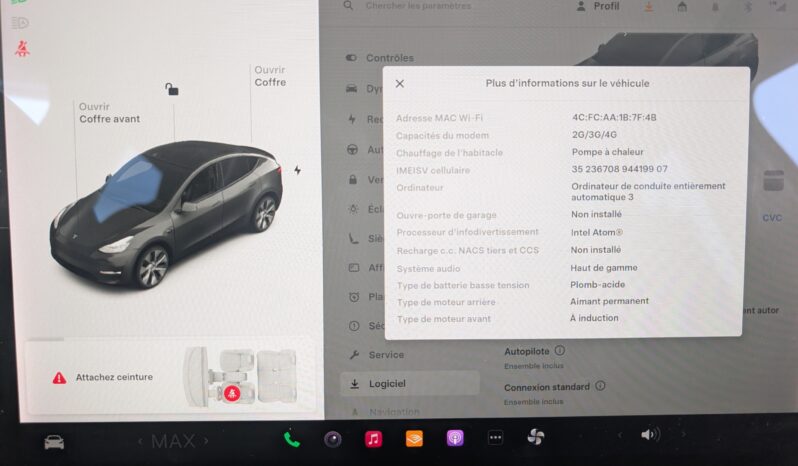 Tesla Model Y Long Range 2021 Noir complet