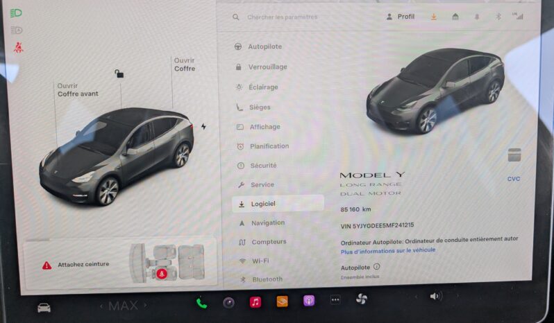 Tesla Model Y Long Range 2021 Noir complet