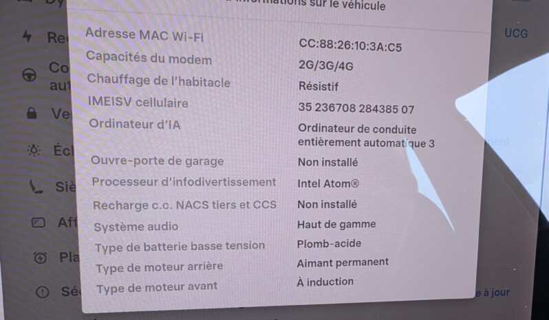 Tesla Model 3 LR  Dual 2019 Charcoal complet