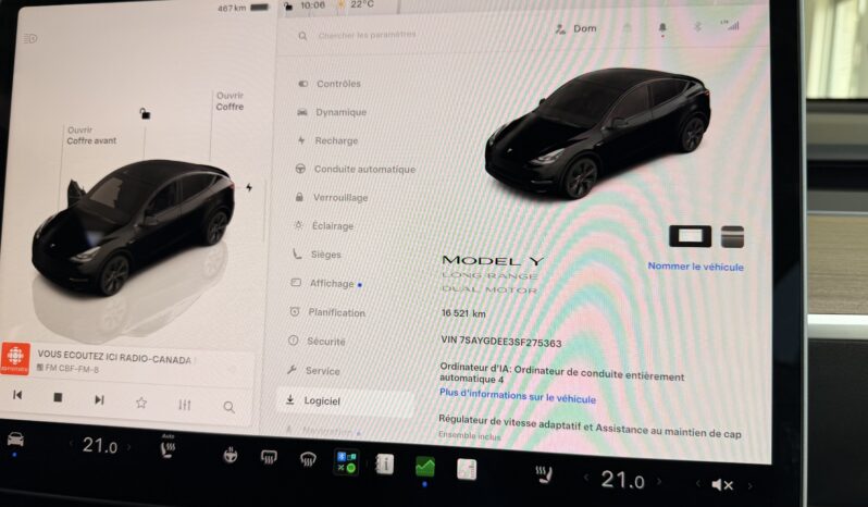 Tesla Model Y Long Range 2025 Noir complet