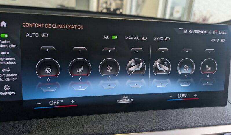 BMW IX xDrive50 2022 Bleu complet